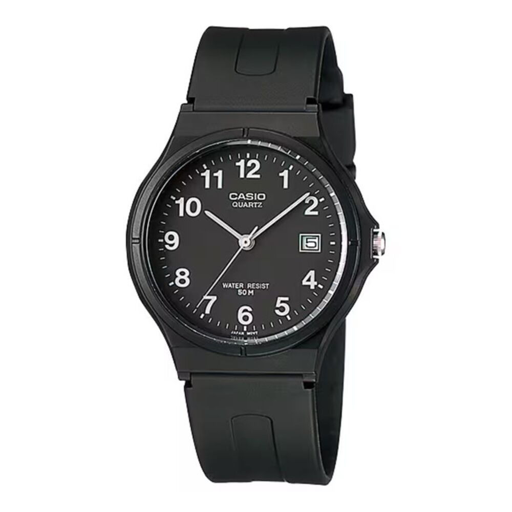 Casio Men’s Black Dial Black Strap Watch – MW-59-1BVDF